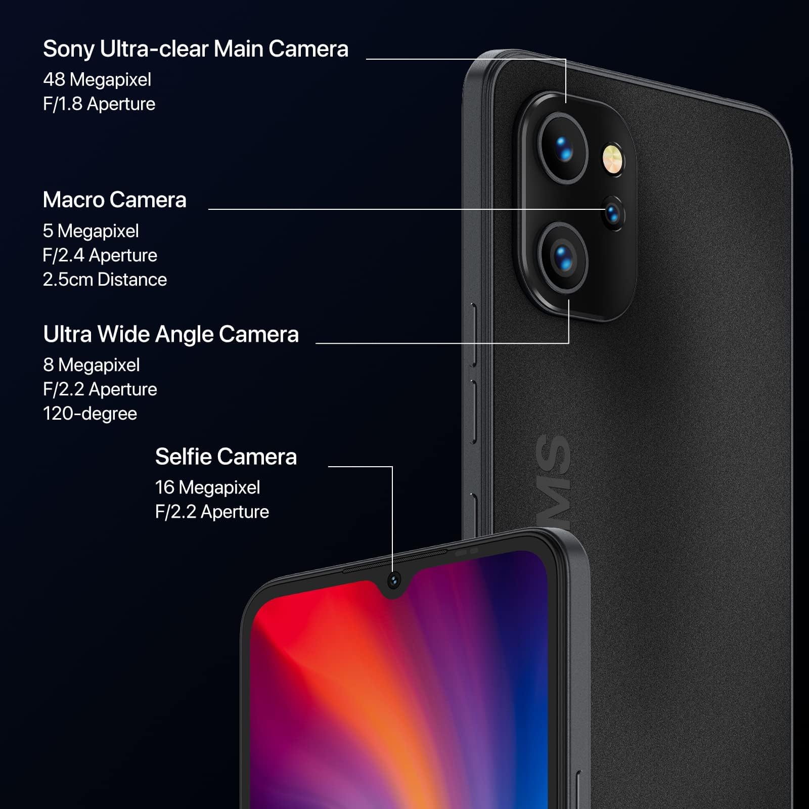UMIDIGI Unlocked Cell Phone, A13 Pro (4+128GB) NFC Smart Phone, 6.7" HD Full Screen, 5150mAh, Android Mobile Phone with FM Radio, Dual 4G Phone