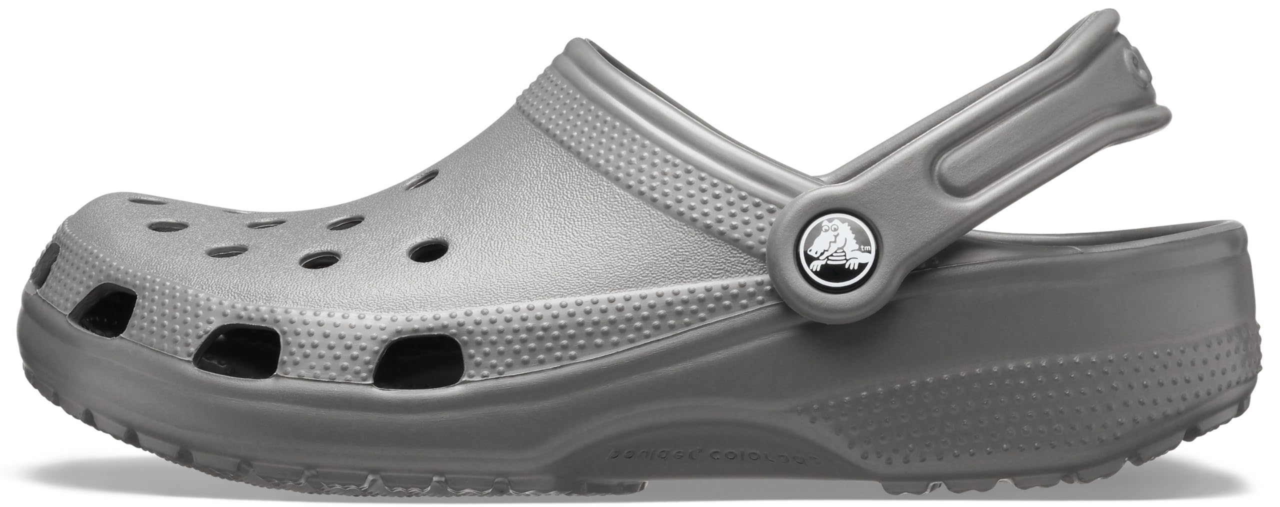 Crocs Unisex-Adult Classic Clogs, Slate Grey, 10 Men/12 Women