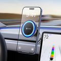 VICSEED Tesla Phone Mount【Strongest Magnet Power】Foldable Hidden Tesla Phone Holder Fit for All Phone, Tesla Model 3 Model Y for MagSafe Car Mount, Tesla Model 3 Accessories, Tesla Model Y Accessories