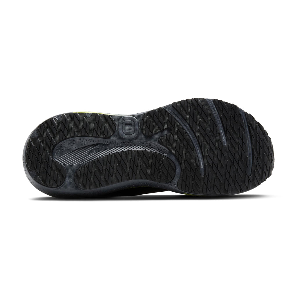 Brooks Men’s Adrenaline GTS 24 Weatherized Supportive Running Shoe - Black/Ebony/New Yellow - 11 Medium