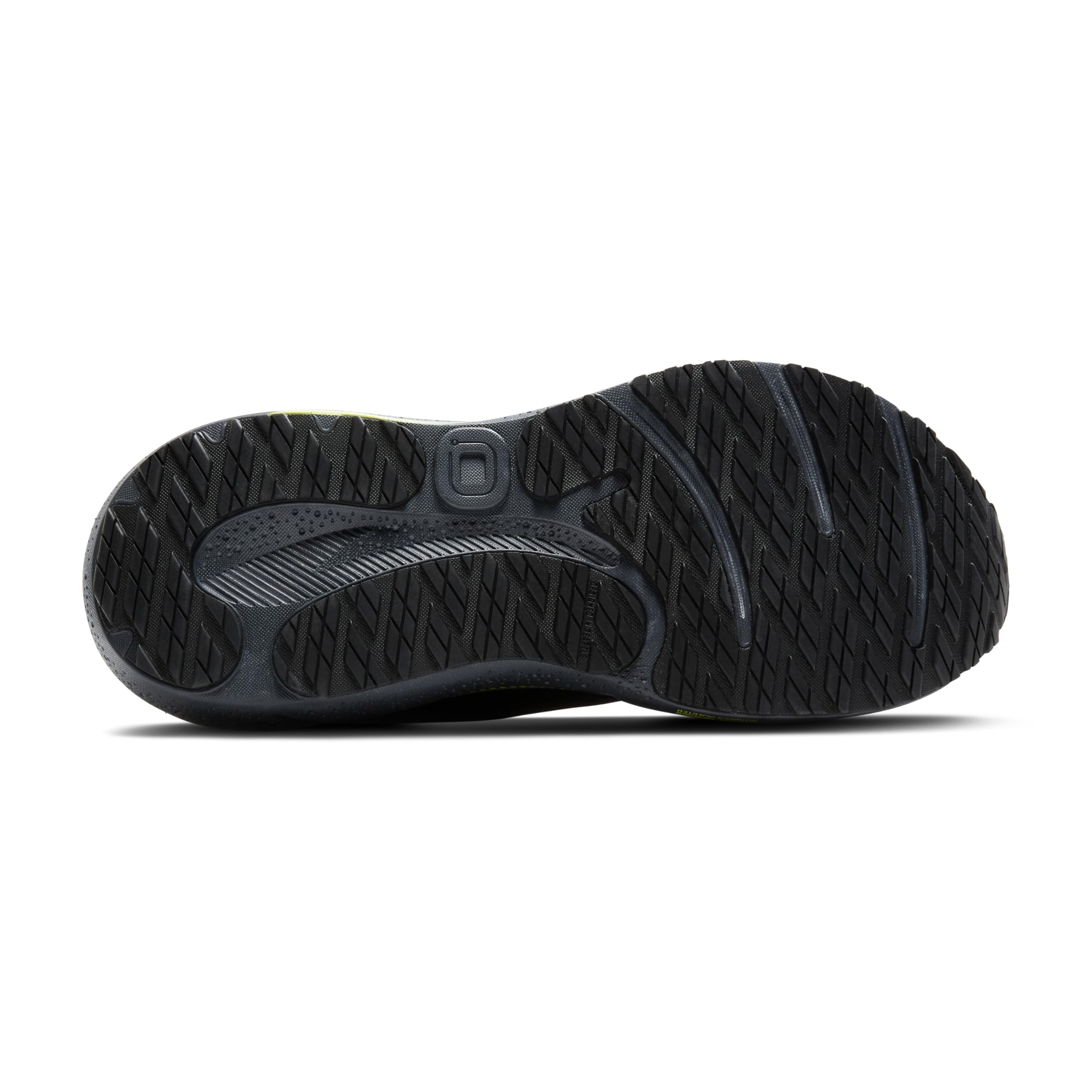 Brooks Men’s Adrenaline GTS 24 Weatherized Supportive Running Shoe - Black/Ebony/New Yellow - 11 Medium