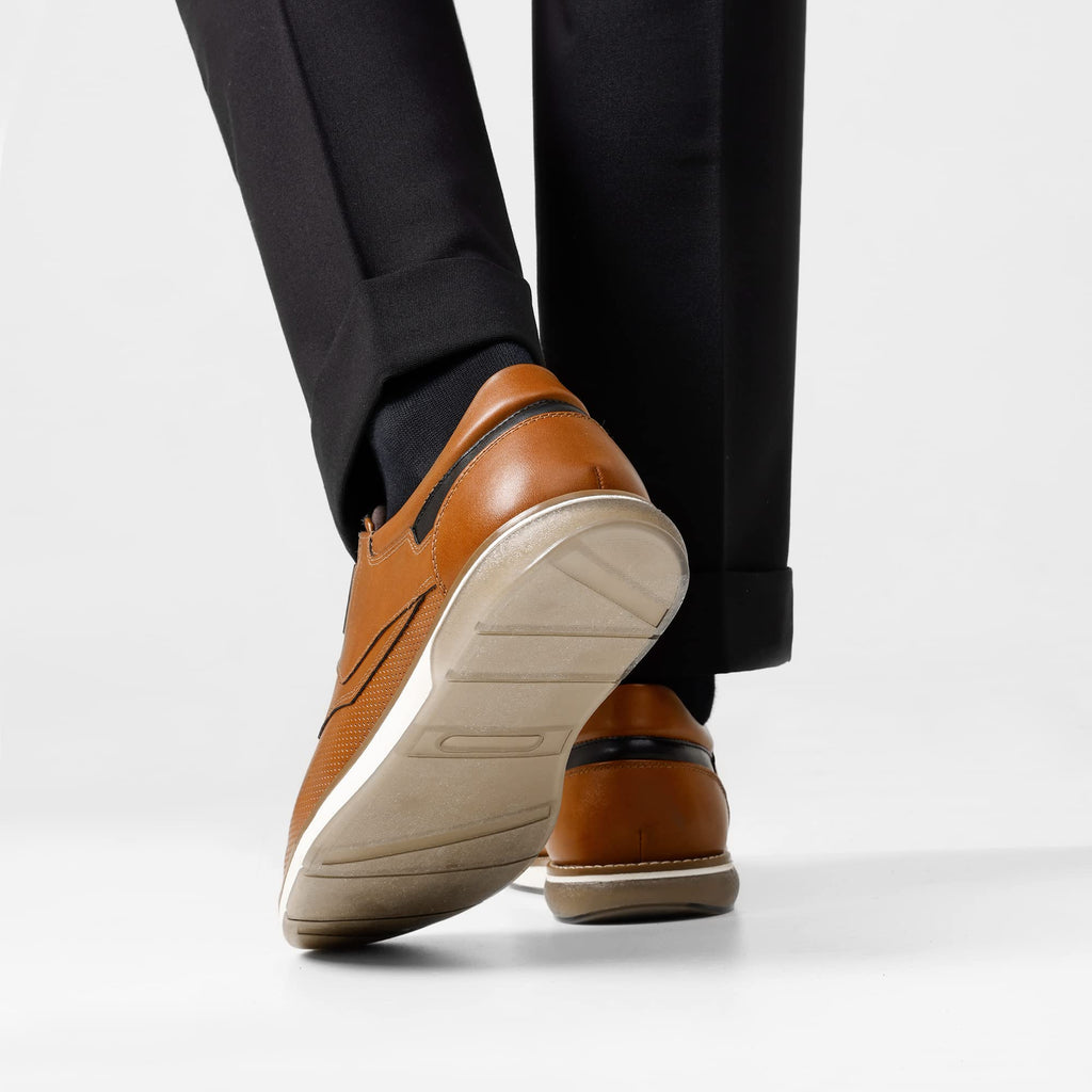 Bruno Marc Men's Casual Dress Shoes,Size 13W,Brown,SBOX2336MWIDE