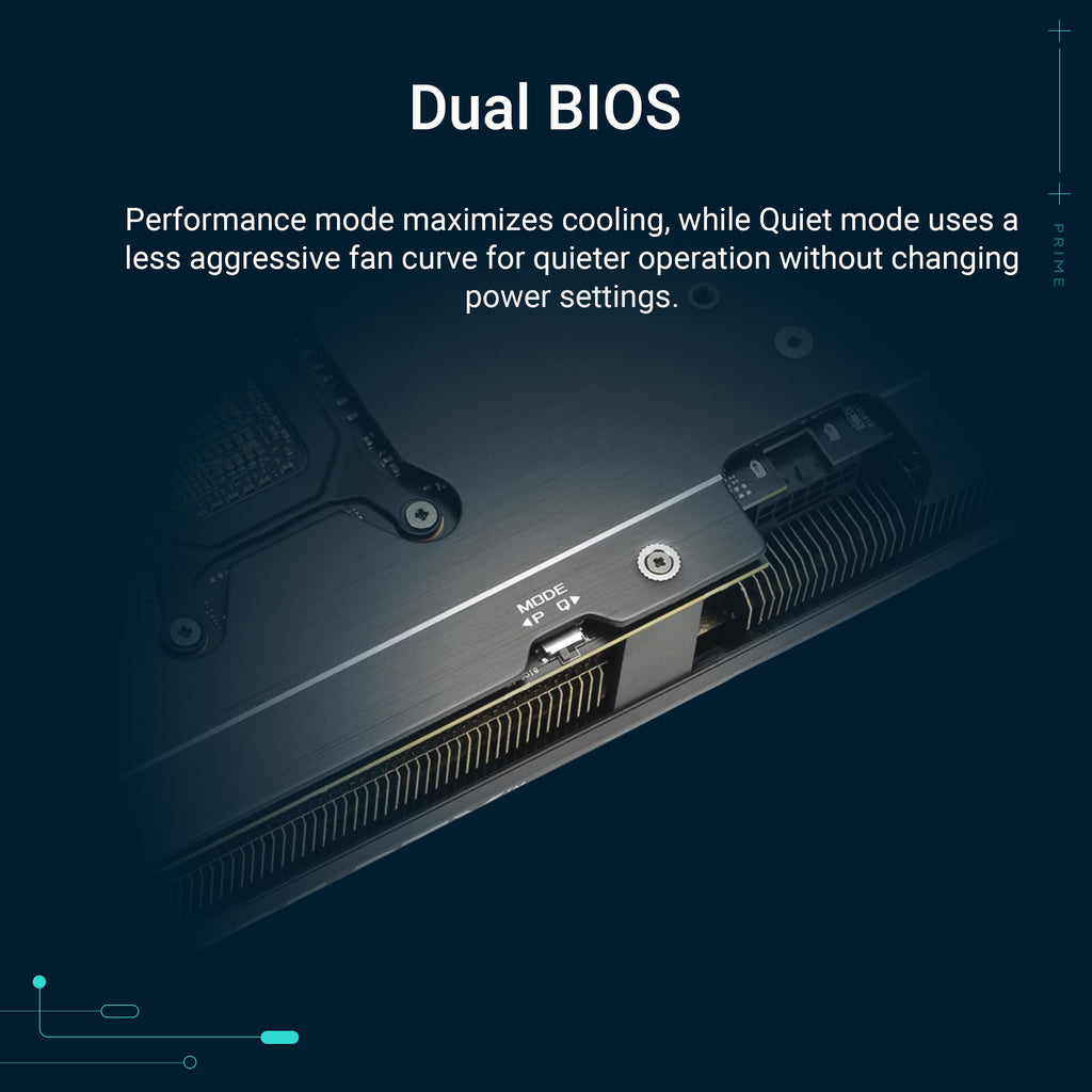 ASUS The SFF-Ready Prime GeForce RTX™ 5070 OC Edition Graphics Card, NVIDIA, Desktop (PCIe® 5.0, 12GB GDDR7, HDMI®/DP 2.1, 2.5-Slot, Axial-tech Fans, Dual BIOS)
