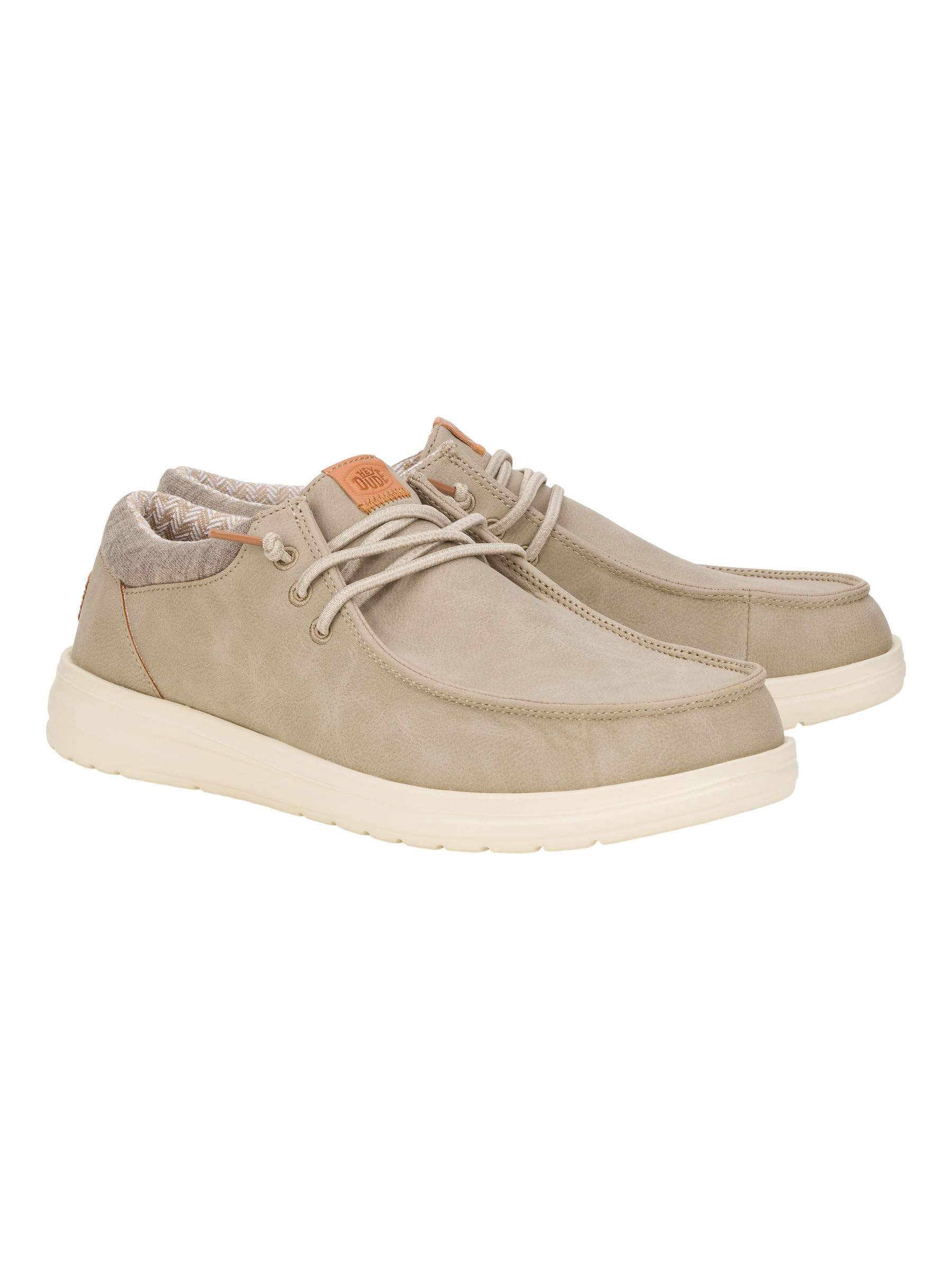 HEYDUDE Paul Classic Taupe Grey Size 12, Men’s Shoes, Men's Slip-on Loafers, Comfortable & Light-Weight