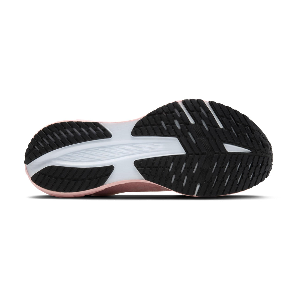 Brooks Women’s Launch 11 Neutral Running Shoe - White/Gold/Pink - 8 Medium
