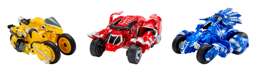 Armorsaurs Evolver Blaze Transforming Raptor to Vehicle Toy, 2-in-1 Dino Figure with Multi-Step Conversion, Kids, Boys, Girls, Ages 6+