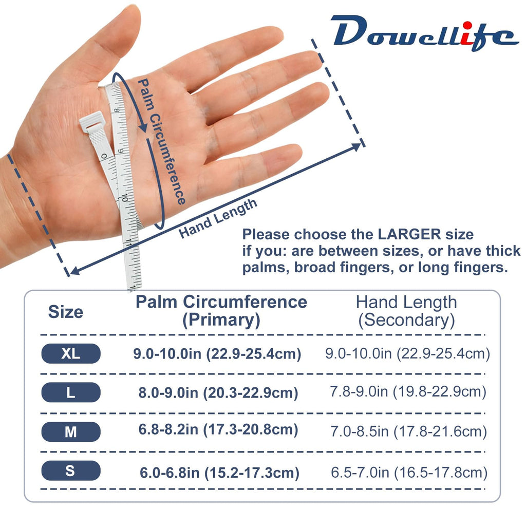 Dowellife Cut Resistant Gloves Food Grade Level 5 Protection, Safety Kitchen Cut Gloves for Chef Oyster Shucking Mandolin Knife Butcher Meat Cutting