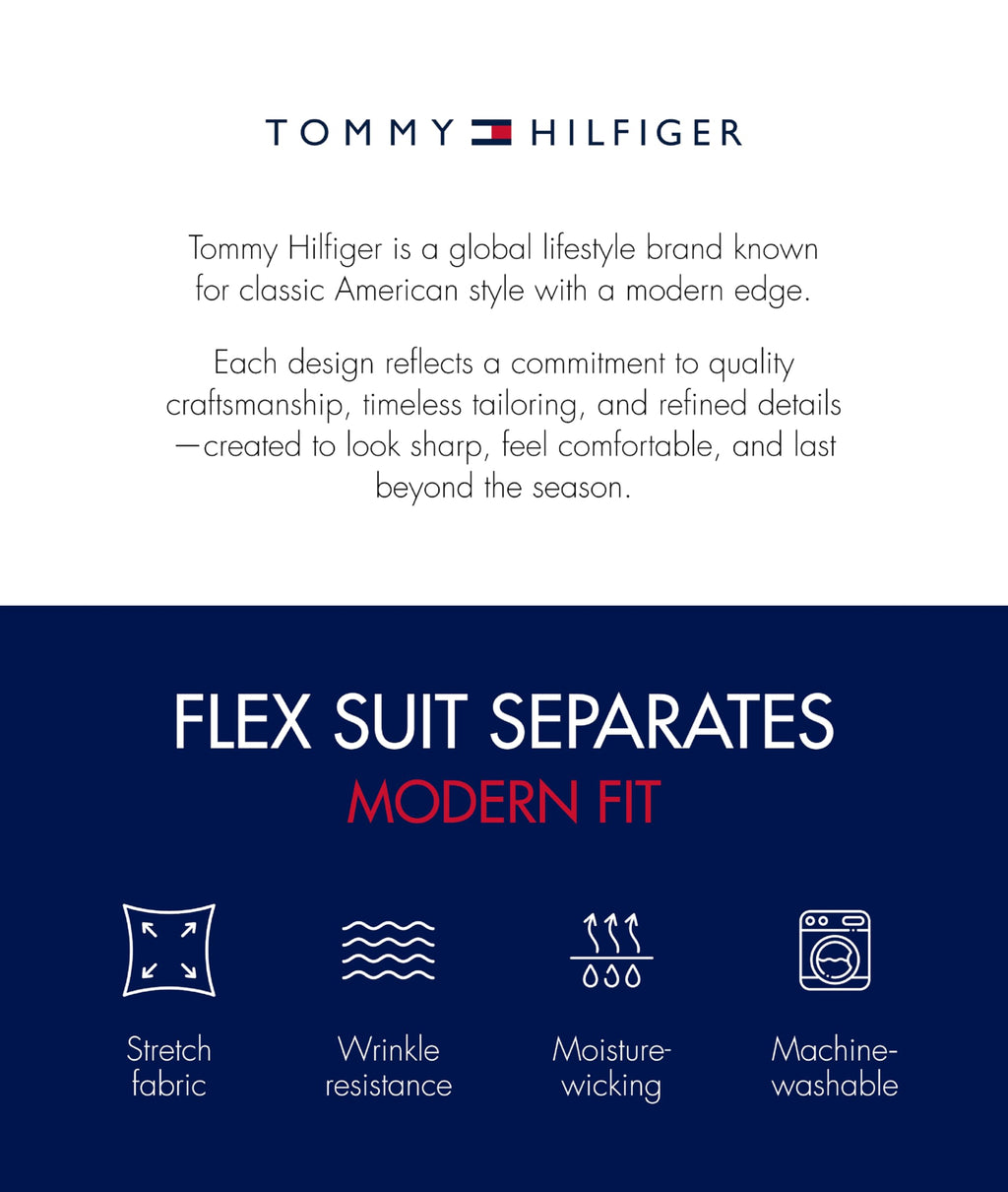 Tommy Hilfiger TH Flex Modern Fit Suit Separates Jacket, Blue, 38 Regular