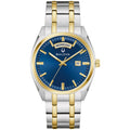 Bulova Men's Classic Dress Surveyor 2-Hand Day/Date Quartz Watch, Luminous Hands, 39mm