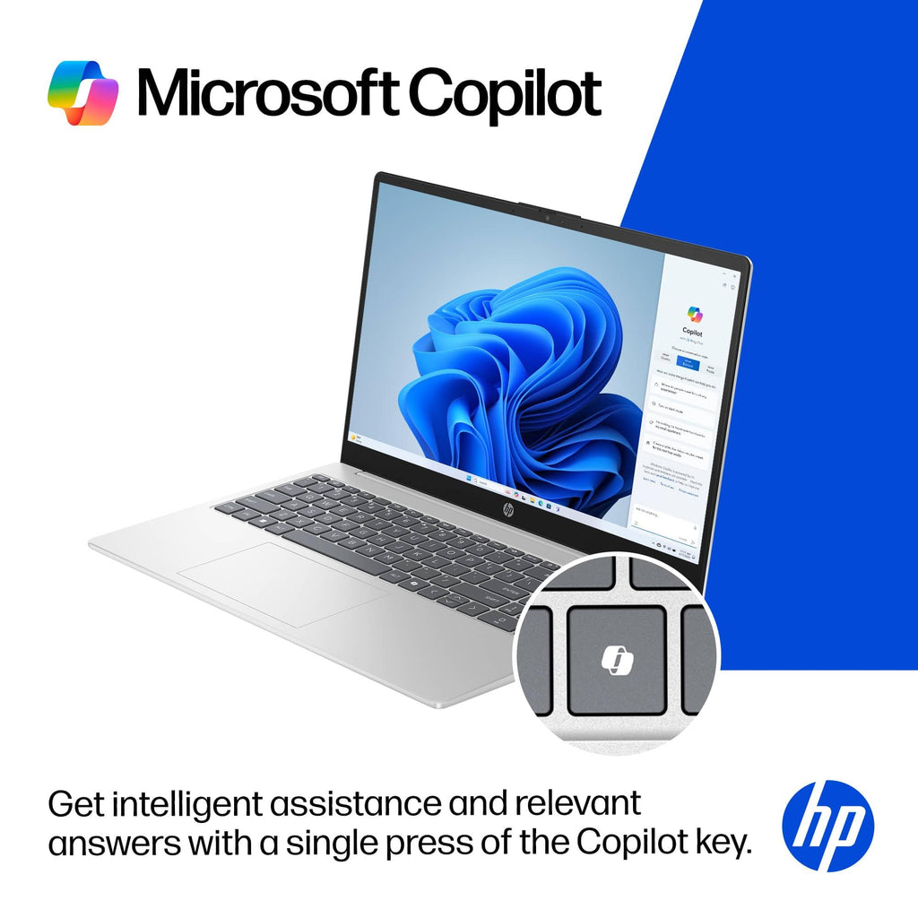 HP Laptop for 2025-2026 Home Student Business, Lifetime MS Office, AI Computer, 15.6” FHD, AMD Ryzen 7, 16GB RAM, 1TB Storage (512GB SSD+500GB Ext), Wi-Fi 6, Privacy Cam, MarxsolAccessory, Win 11 Pro