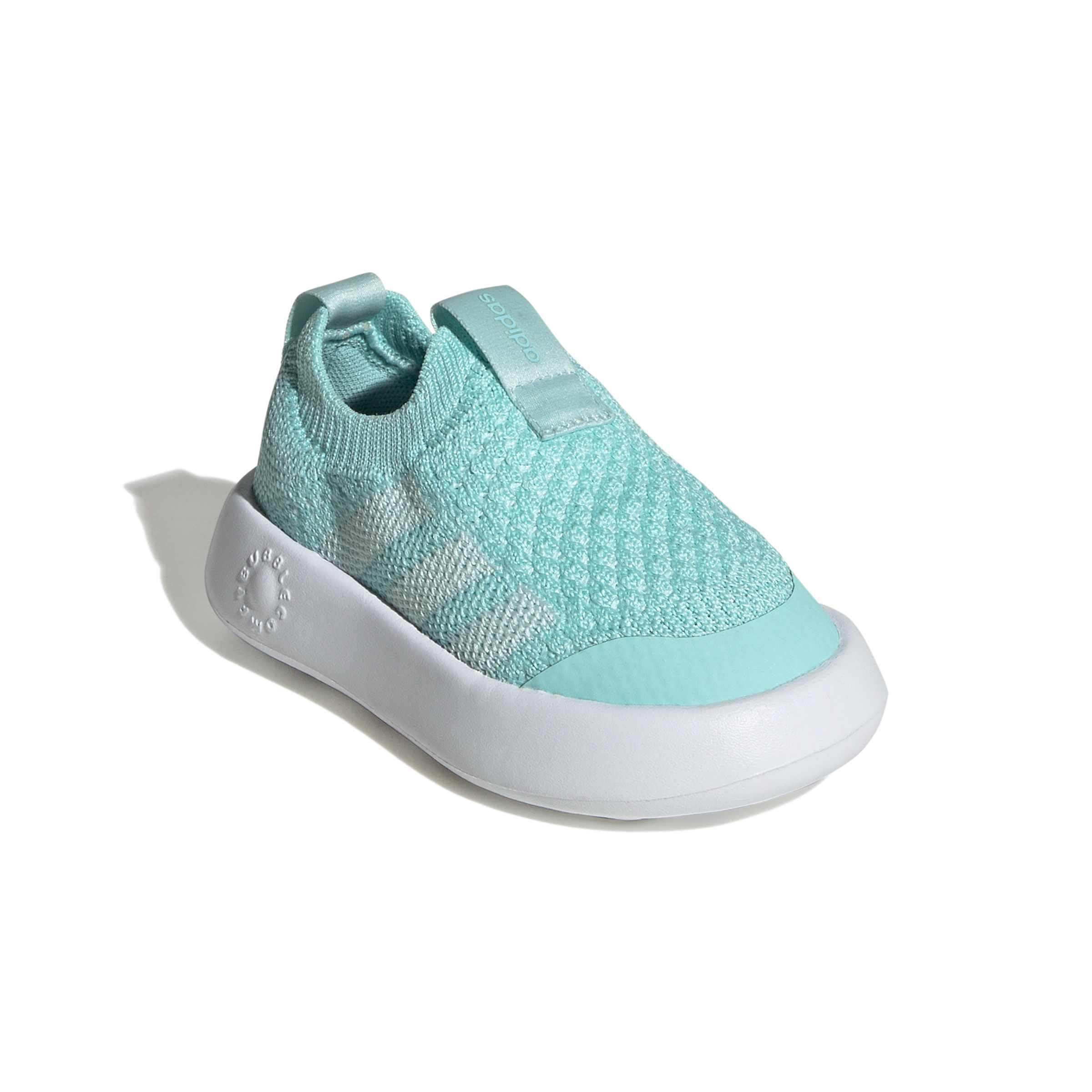 adidas Unisex-Baby Bubblecomfy, Flash Aqua/Semi Flash Aqua/White, 5