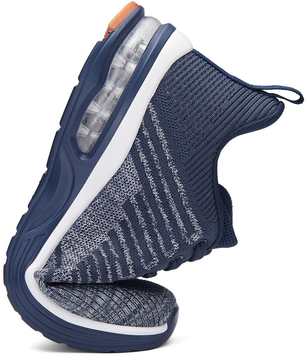 Mishansha Running Shoes for Men Sneakers Air Cushion Walking Shoes Comfortable Tennis Shoes Breathable Trail Running Shoes Yale Blue US 10.5