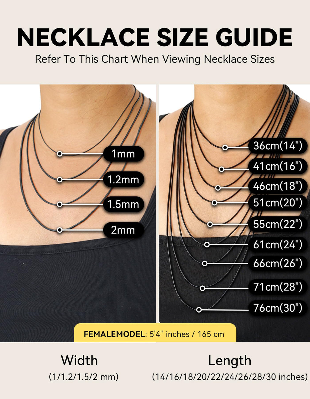 ChainsHouse 1.5mm Snake Chain Necklace for Women, Classic Delicate Birthday Party Jewelry Gift, Simple Thin Italian Necklace Choker Chains for Females, 16 Inches