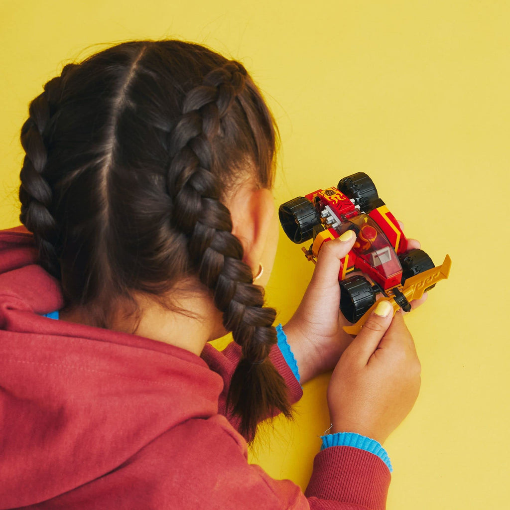 LEGO NINJAGO Kai's Ninja Race Car EVO, 2 in 1 Building Toy Set, Kids Can Build an Off Road Vehicle or Race Car, Ninja Minifigure with Toy Swords, Gift for Boys, Girls and Kids Ages 6+, 71780