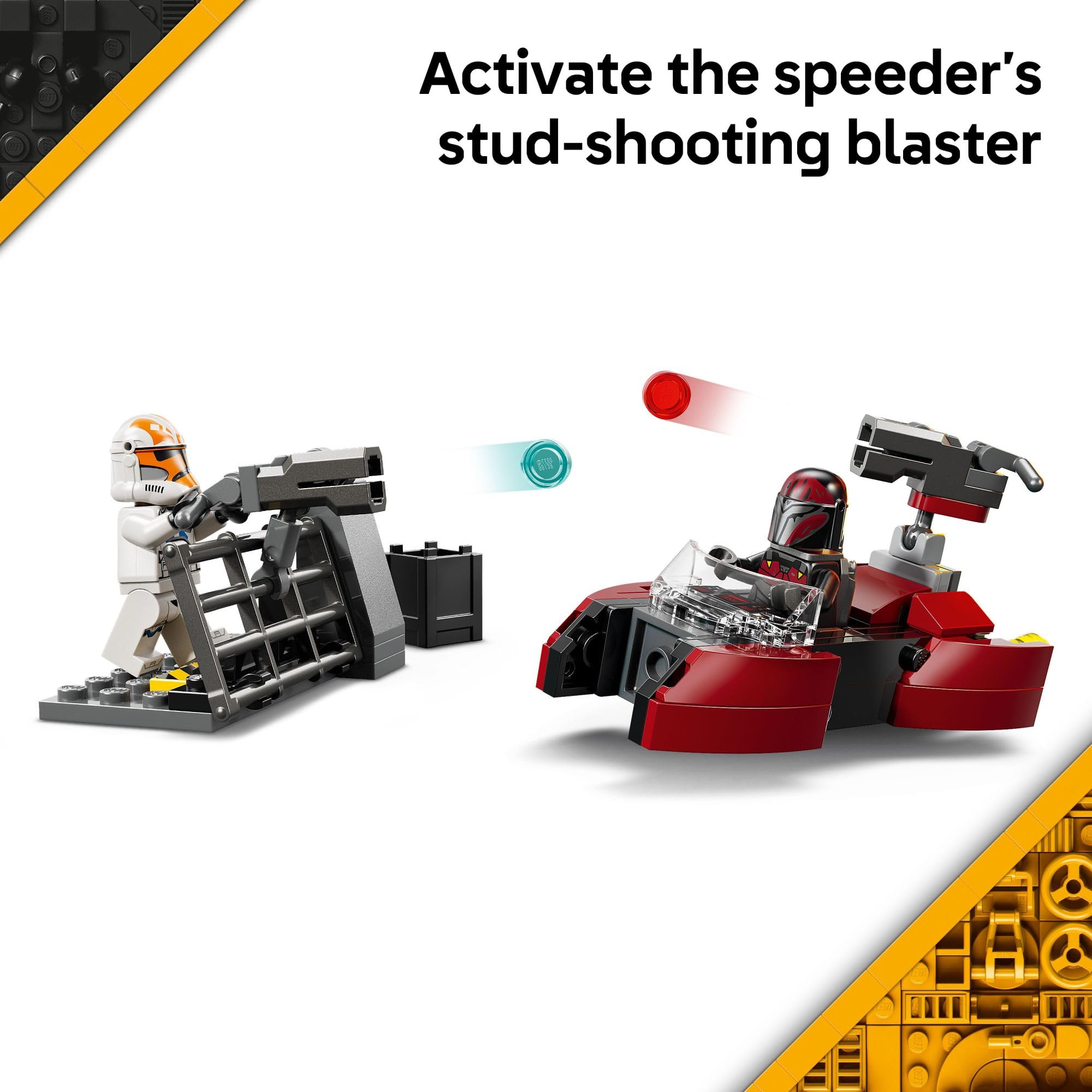 LEGO Star Wars Siege of Mandalore Battle Pack Building Toy for Boys & Girls - The Mandalorian Pretend Play Set W/4 Character Minifigures for Kids & Fans, Ages 6+ - Gift Idea for Birthdays - 75449