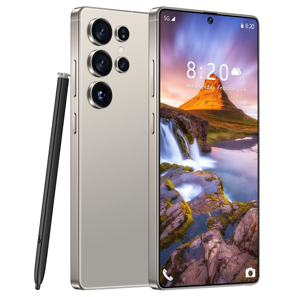 Fadnou I25 Ultra Unlocked Cell Phone, Built in Pen, Smartphone Battery 7000mAh, 6.99" HD Screen Unlocked Phones, 16+512GB 5G The Phone Android 14, Face ID/Fingerprint Lock/GPS (Gray)