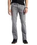 Buffalo David Bitton Men's Straight Six Jeans, Grey Sanded, 31 x 34