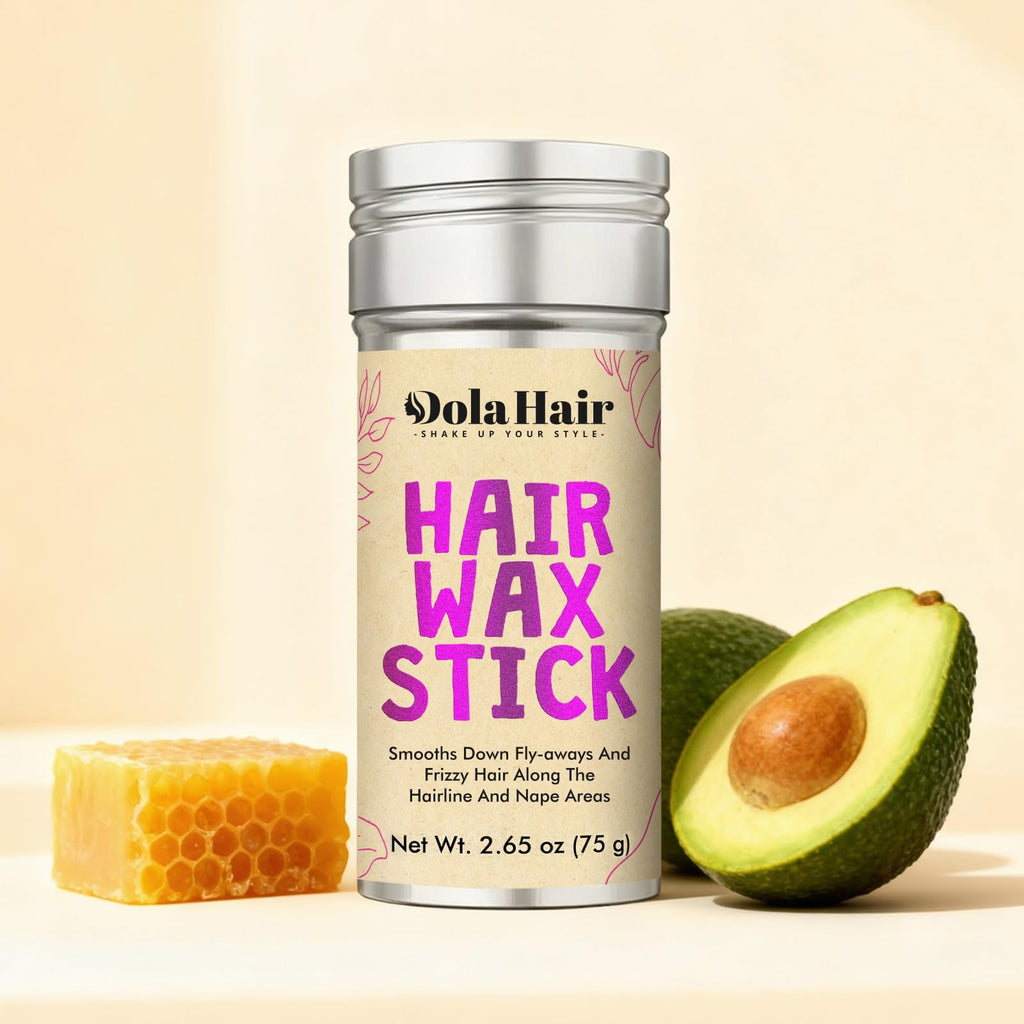 Dolahair Hair Wax Stick - Flyaway Control and Styling Pomade for Kids, Women, and Men - Slick Back Hair Bun Maker and Hair Accessorie for Teen Girls (1 Pack of Wax)