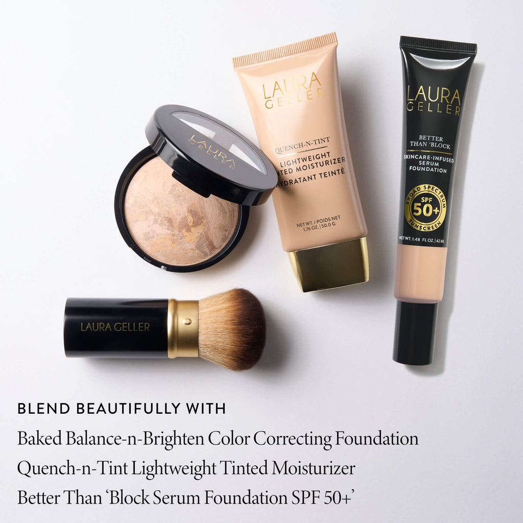 LAURA GELLER NEW YORK Blending Beauties Two-Piece Makeup Brush Gift Set for Powders and Foundation