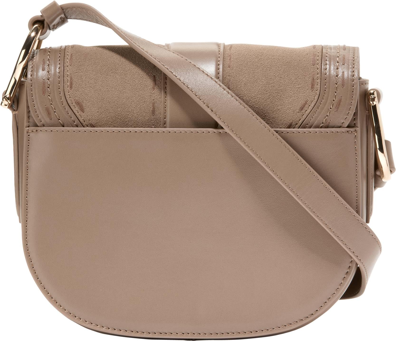 Cole Haan Womens Essential Mini Saddle Bag, Irish Coffee-Whip