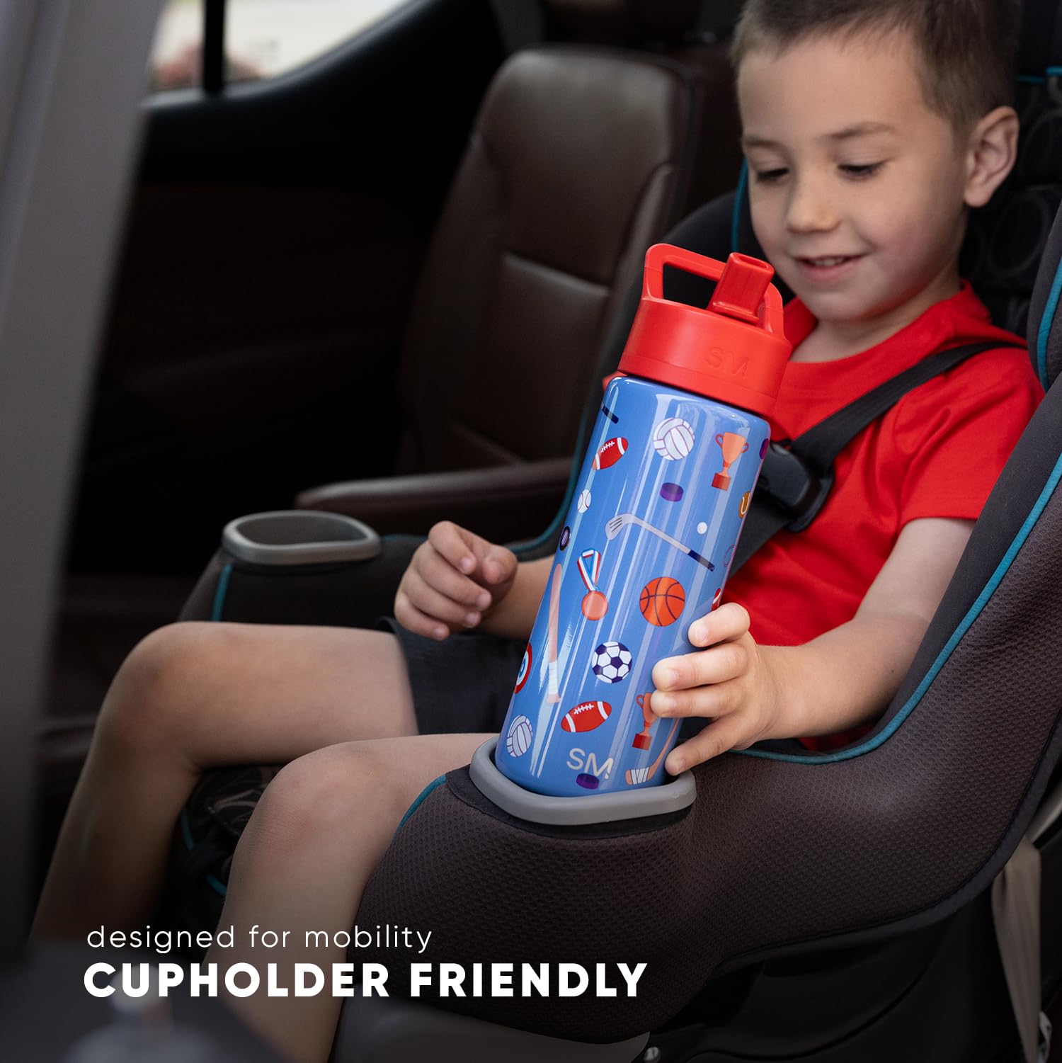 Simple Modern Kids Summit Water Bottle with Straw Lid | Disney Toy Story 14oz Stainless Steel Cup Insulated Tumbler for Boys, Girls, School | Buzz and Woody Adventures