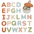 JoyCat Silicone Alphabet Magnetic Letters, 26 Uppercase ABC Fridge Magnets for Toddlers & Kids, Preschool Learning Refrigerator Toy Set, Birthday Gifts for Boys Girls (Muted Color)