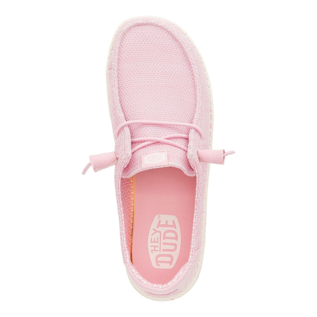 HEYDUDE Wendy Stretch Sox Rosette Size 12, Women’s Shoes, Slip-on Loafers, Comfortable & Light-Weight