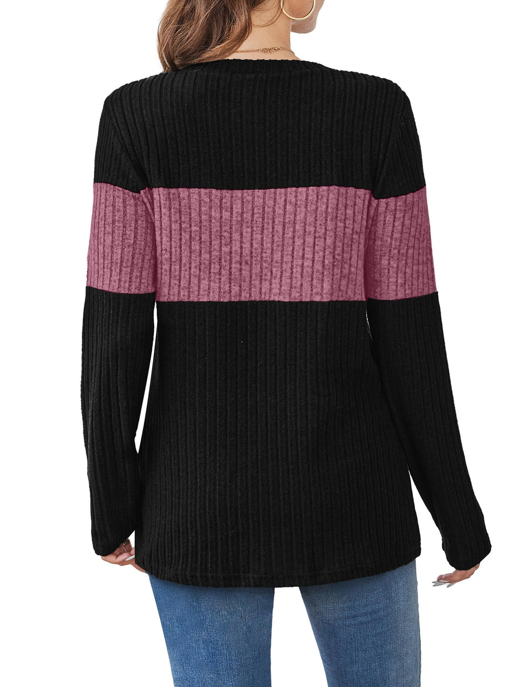 Womens Blouses Dressy Casual Sweaters Long Sleeve Formal Tops Date Night Outfit for Women Old Money Clothes Work Shirts Purple S