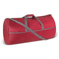 Amazon Essentials Extra Large Foldable Nylon Duffel Bag for Travel/Storage with Zippered Pockets, 32.4", 150L, 50-LBS Capacity, Red (Previously Amazon Basics)