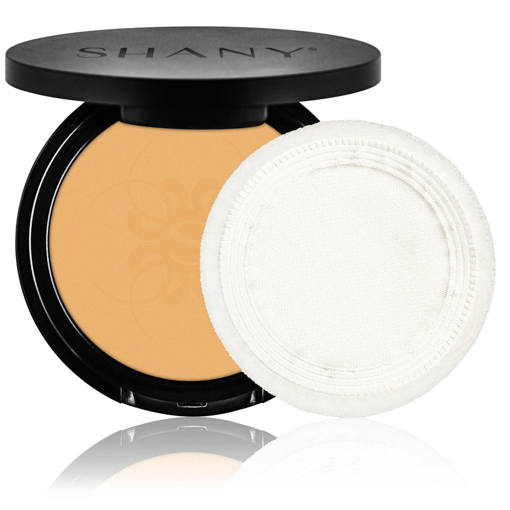 SHANY Two Way Foundation, Oil - Free, Talc Free, Wet/Dry - TRUE BEIGE