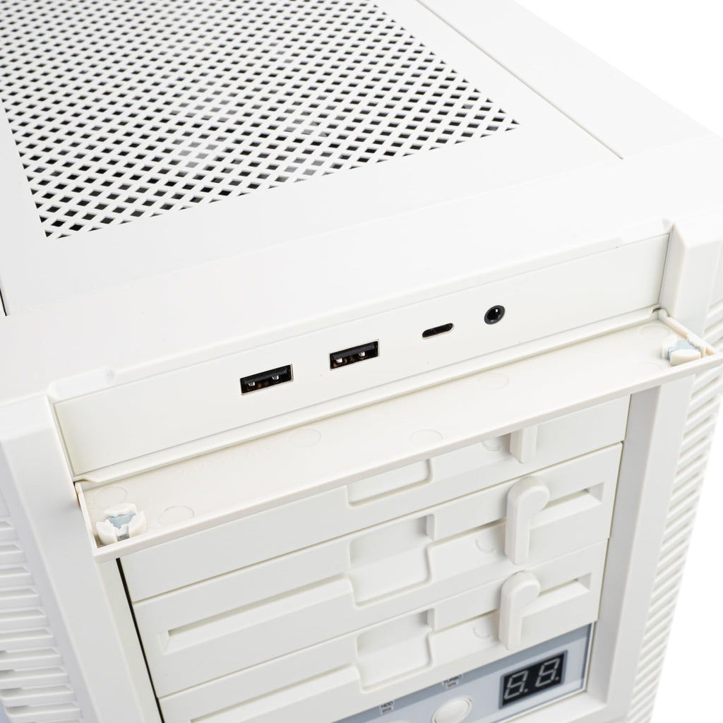 Silverstone Technology FLP02W Retro-Inspired Tower Chassis with high-Performance Cooling and Expansion Support, SST-FLP02W