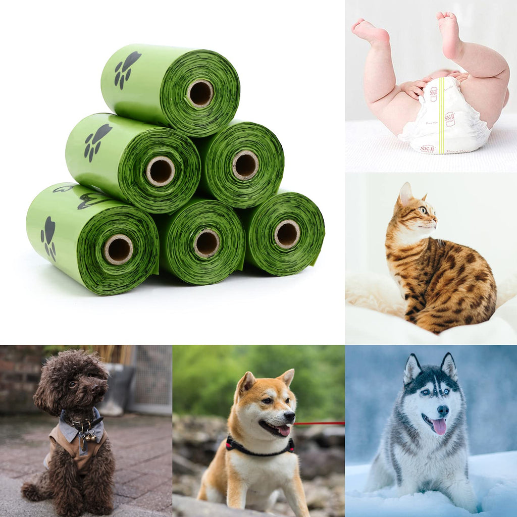 Yingdelai Dog Poop Bag Biodegradable - 540 Count Dog Waste Bags with Dispenser, Extra Thick Strong Leak Proof Poop Bags for Dogs Doggy | Scented