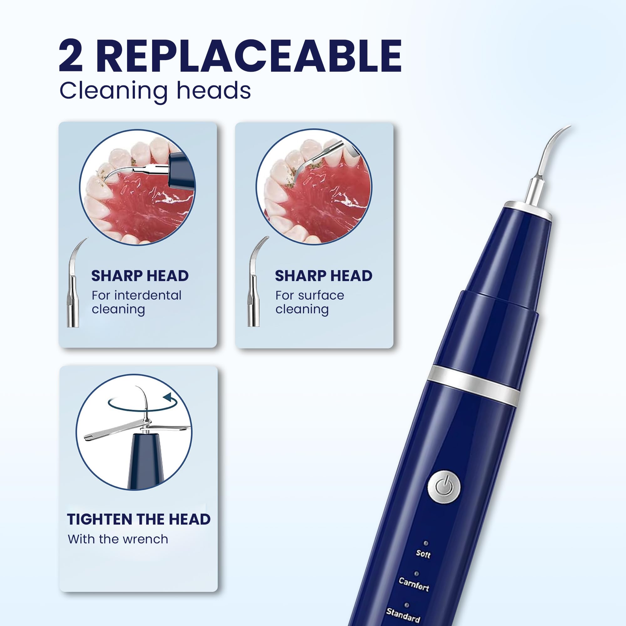HOKIN Plaque Remover Dental Care Kit Teeth Cleaning Tool Dental Care Kit Tooth Filling Repair Set Stainless Steel Dental Tools for Men Women Kids and Pet Care (5)