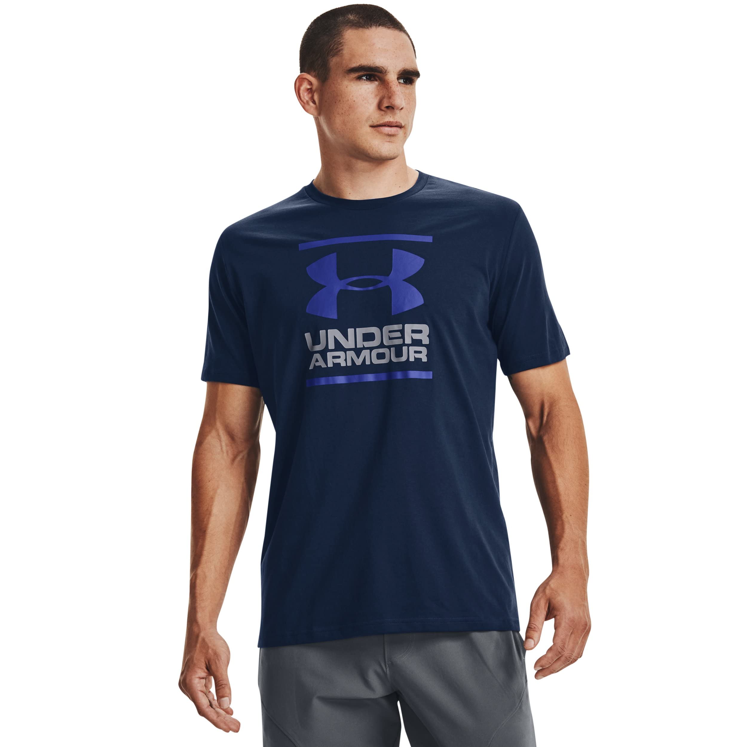 Under Armour Men's Global Foundation Short-Sleeve T-Shirt, Academy Blue (408)/Royal Blue, 4X-Large