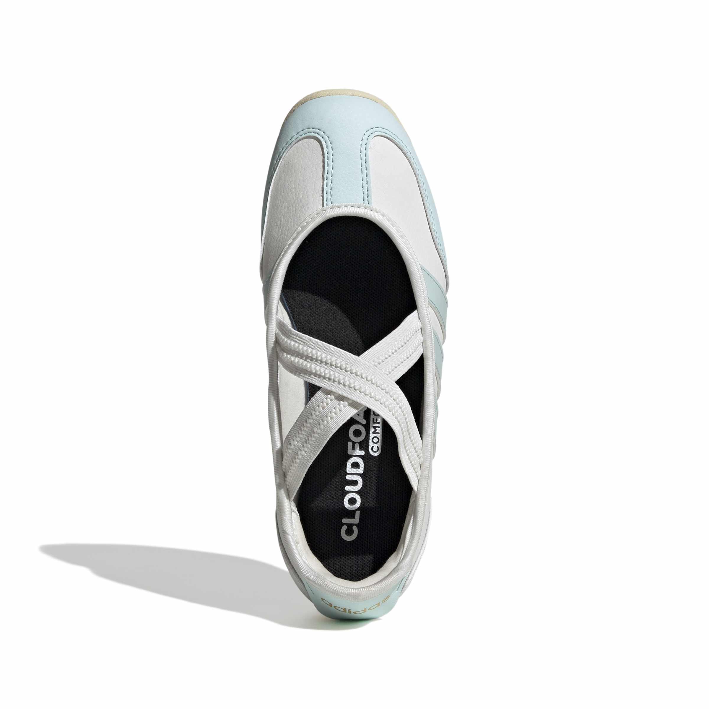 adidas Unisex-Kids Barreda Mary Jane J, White/Halo Mint/Warm Vanilla, 4