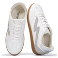 Project Cloud Fashion Sneakers for Women 2026 - Lace-Up Shoes Trendy Women Sneakers with Memory Foam Insole Women's Fashion Sneakers Non-Slip Womens Shoes (Irita, White, 7)