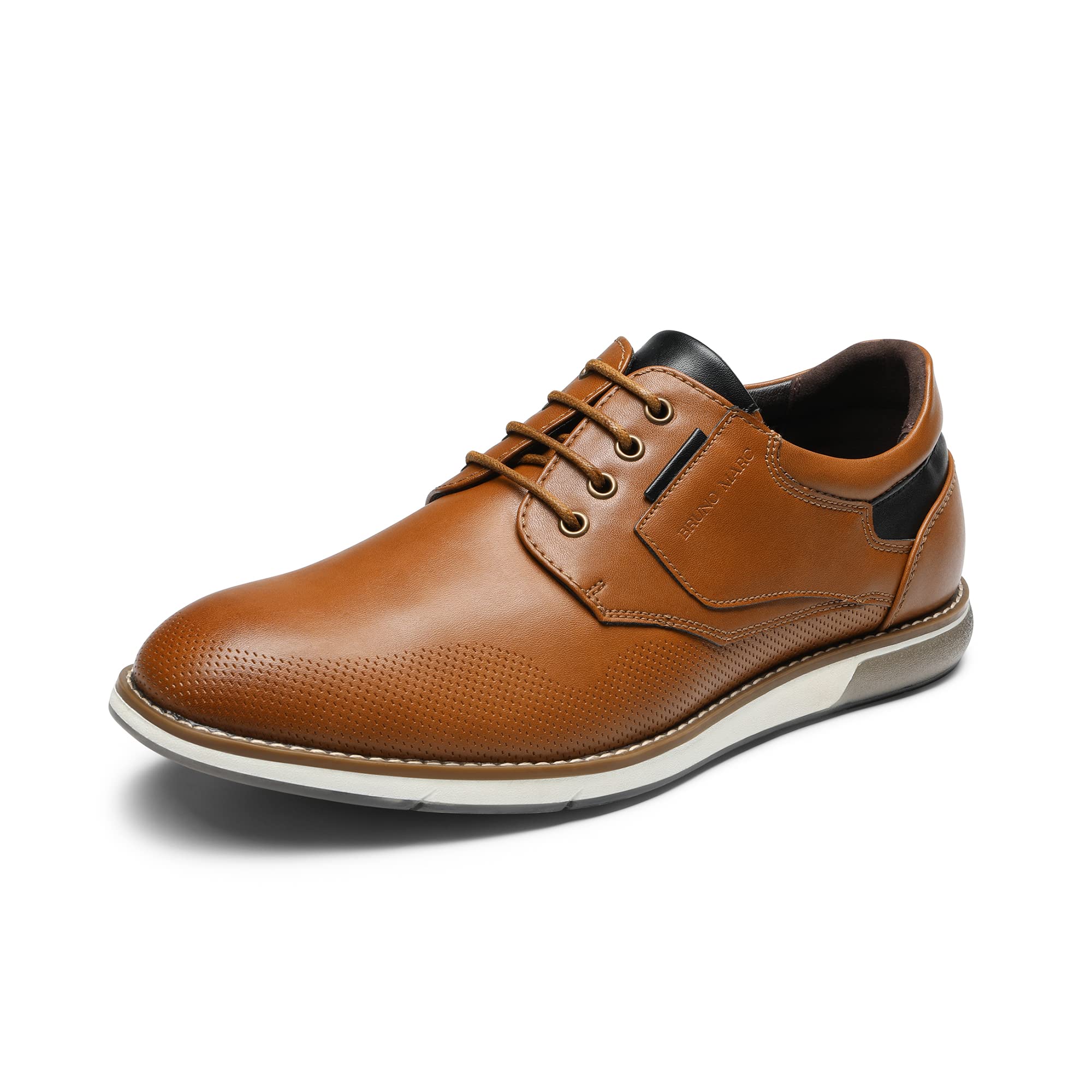Bruno Marc Men's Casual Dress Shoes,Size 13W,Brown,SBOX2336MWIDE