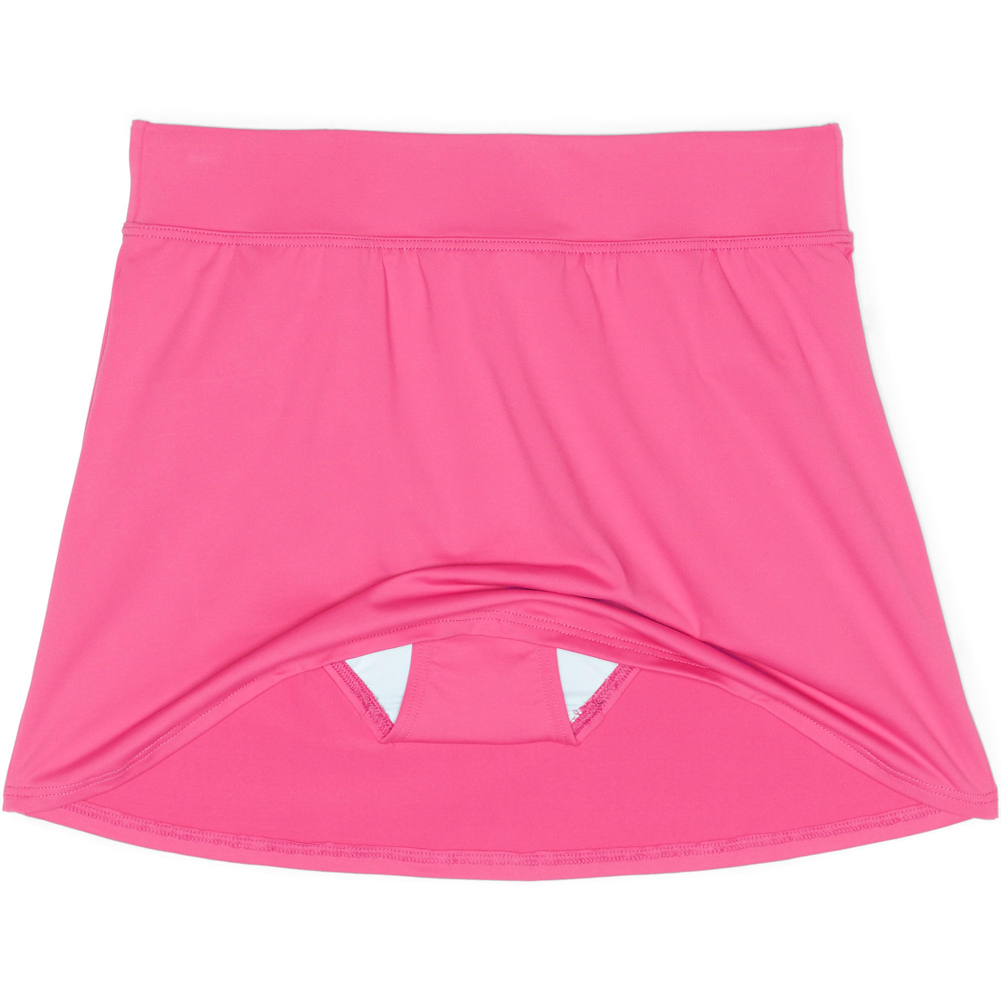 Lands' End Womens Chlorine Resistant Swim Skirt Swim Bottoms Control Pink Azalea Regular 2