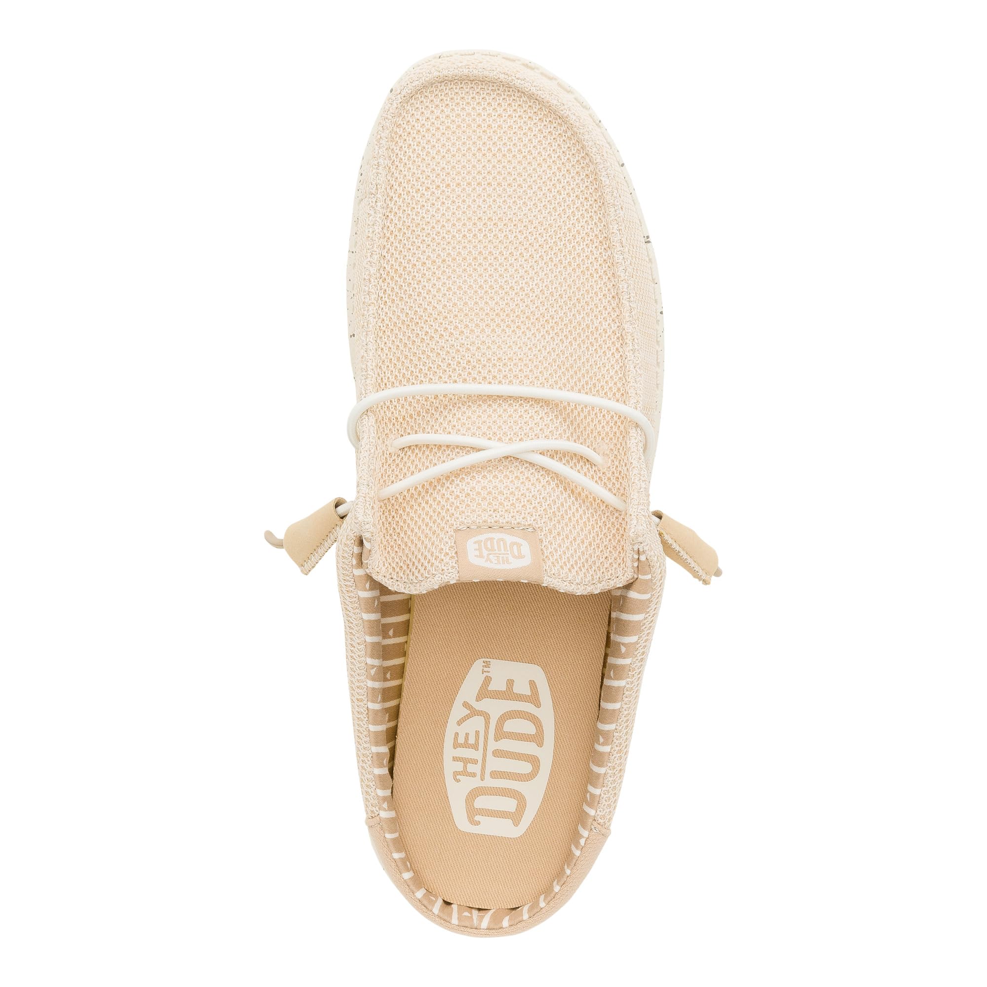 HEYDUDE Wally Slip Stretch Sox Irish Cream Size 11, Mens Shoes, Men's Slip-on Loafers, Comfortable & Light-Weight