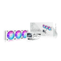 ASUS ROG RYUJIN III 360 ARGB EXTREME White Edition all-in-one AIO CPU liquid cooler, AMD Ryzen 9000 & Intel® Core™ Ultra Ready, Asetek Gen8 V2 pump;high airflow static pressure magnetic fans; 3.5" LCD