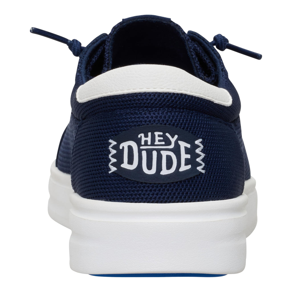 HEYDUDE Paul Pro Mesh Navy Blazer/Multi Size 7, Men's Shoes, Casual Sneakers, Comfortable & Light-Weight