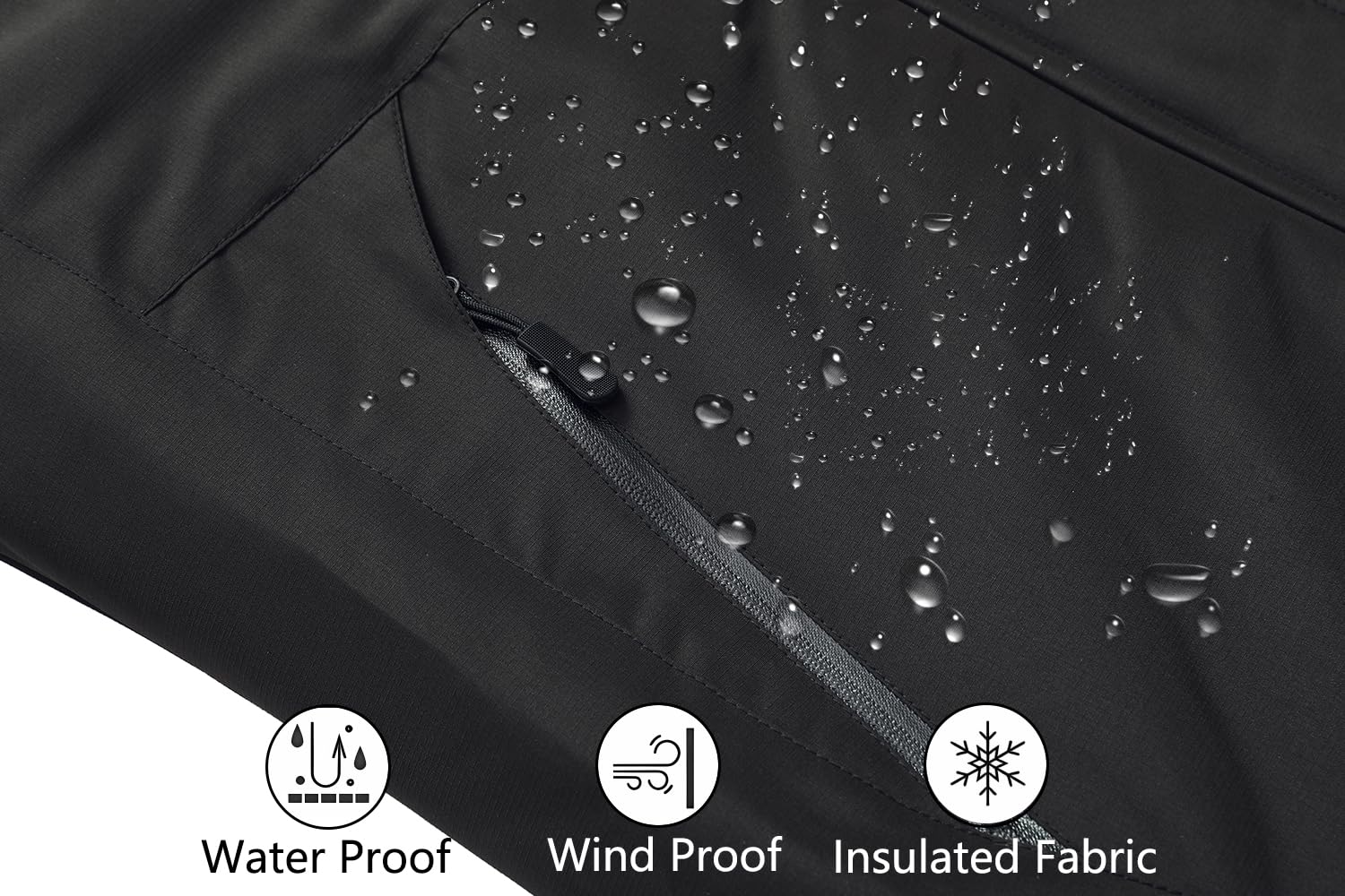 MOERDENG Women's Waterproof Ski Jacket Warm Winter Snow Coat Mountain Windbreaker Hooded Raincoat Jacket