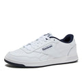 Reebok Court Advance Sneakers for Men - Casual Tennis Mens Shoes Size 6 to 15, White or Black, FFP- Footwear White/Vector Navy/Footwear White, 4.5