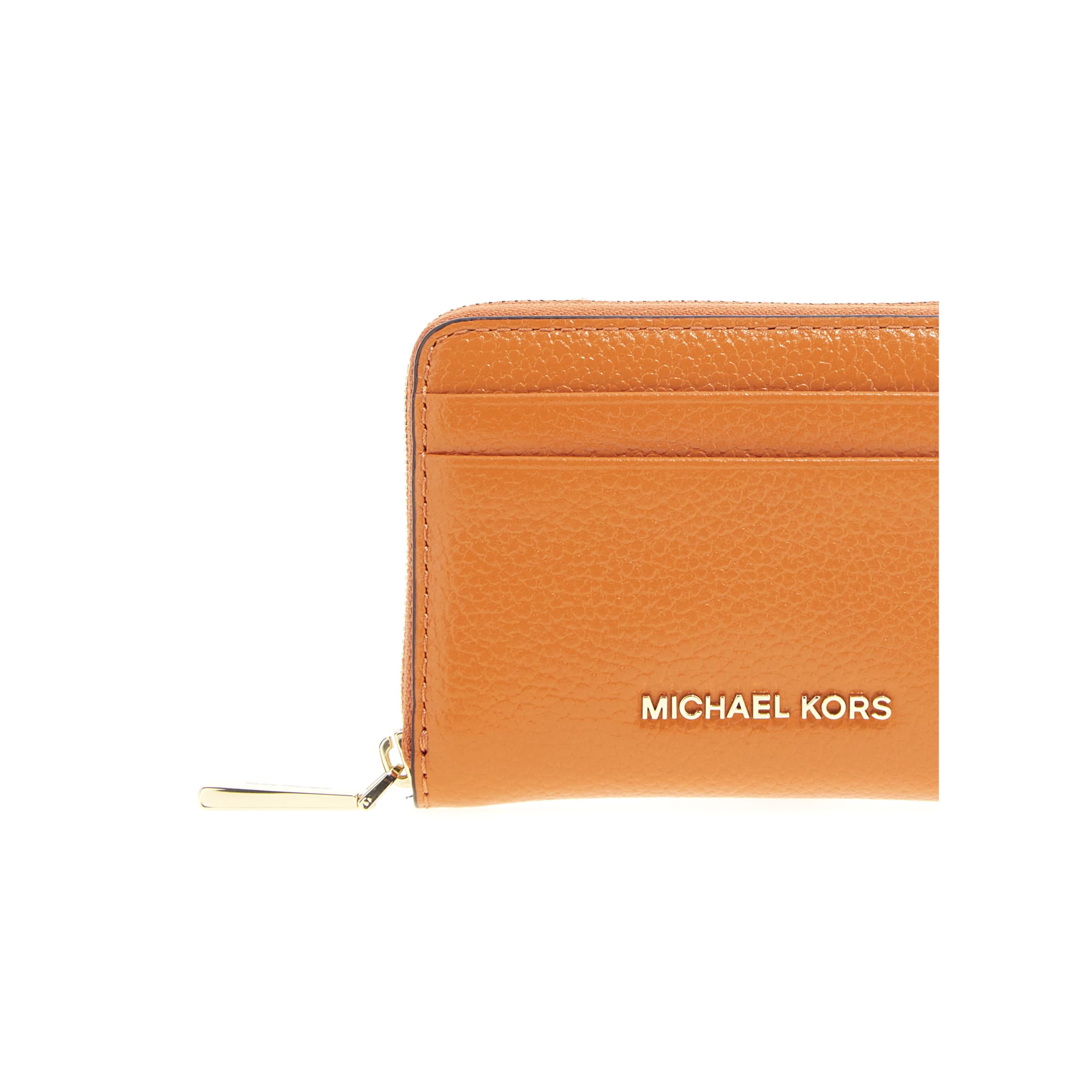 Michael Kors Women's Sm Za Coin Card Case Hand Bag, Orange Punch, One Size