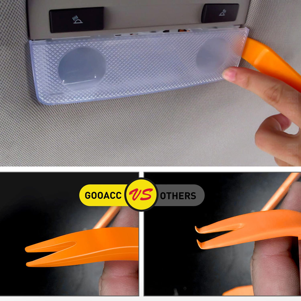 GOOACC 845Pcs Car Push Retainer Clips Auto Fasteners Assortment 24 Most Popular Sizes Nylon Bumper Fender Rivets with 10 Cable Ties and Fasteners Remover for GM Ford Lexus Honda Chrysler Mazda