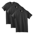 Gildan mens Heavy Cotton T-shirt, Style G5000, Multipack T Shirt, Black (3-pack), 3X-Large US
