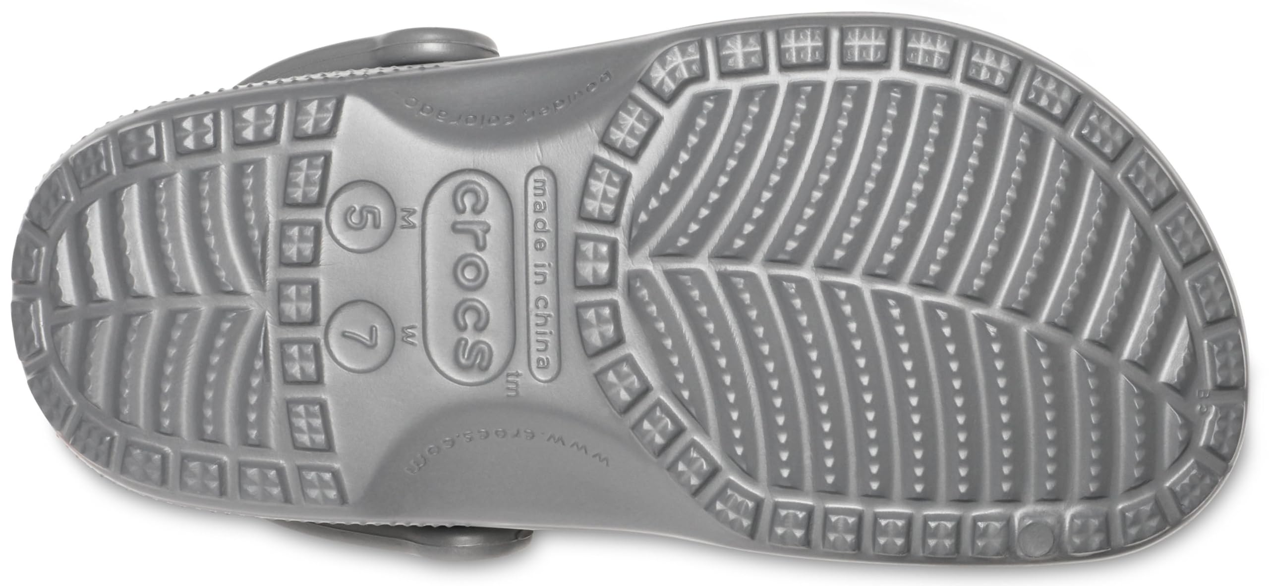 Crocs Unisex-Adult Classic Clogs, Slate Grey, 10 Men/12 Women
