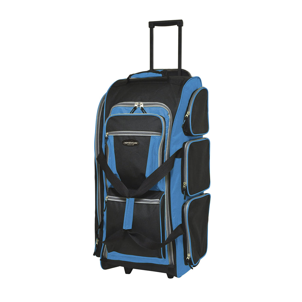 Travelers Club 30" Xpedition Rolling Duffel Bag, Blue