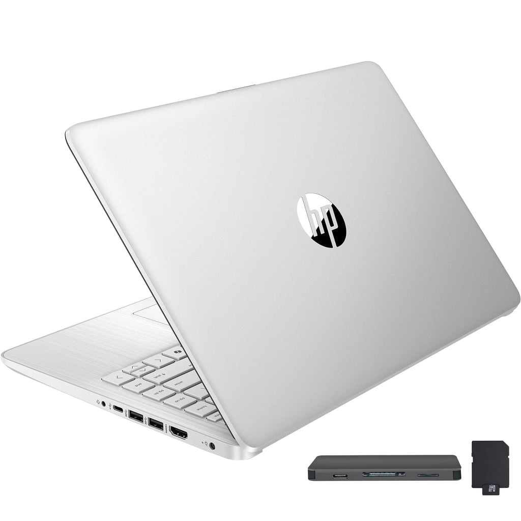 HP Stream 14" HD BrightView Laptop, Intel Celeron N150, 16GB RAM, 288GB Storage (128GB UFS + 160GB Docking Station Set), Intel UHD Graphics, 720p Webcam, Wi-Fi, 1 Year Office 365, Win 11 S, Silver