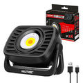 HAUTMEC 1500LM COB Rechargeable Work Light, 360° Rotatable Magnetic Work Light, 4 Brightness & 4 Color Temps, Red/Strobe, 8000mAh Power Bank, IPX4 for Car Repair, Camping, Emergency
